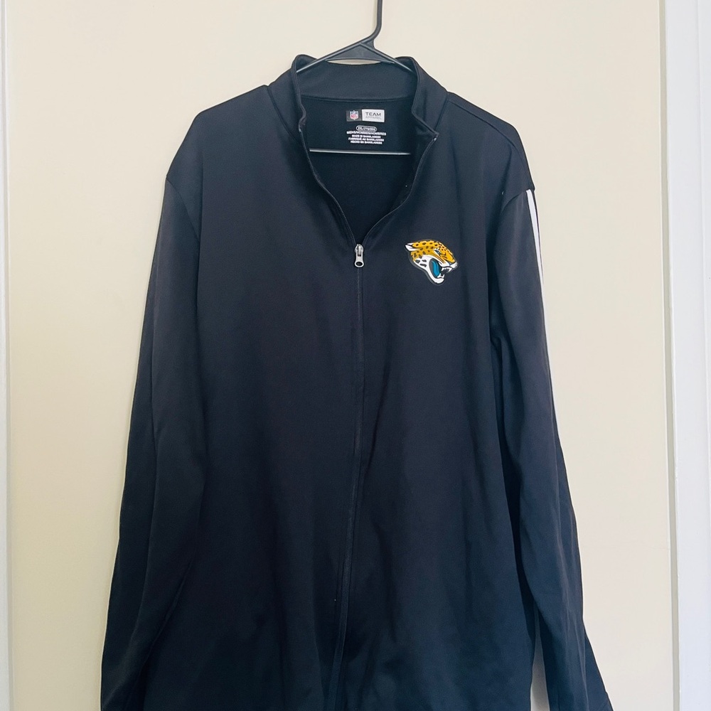 Nfl Team Apparel Men's Jacksonville Jaguars XXL Front Zip